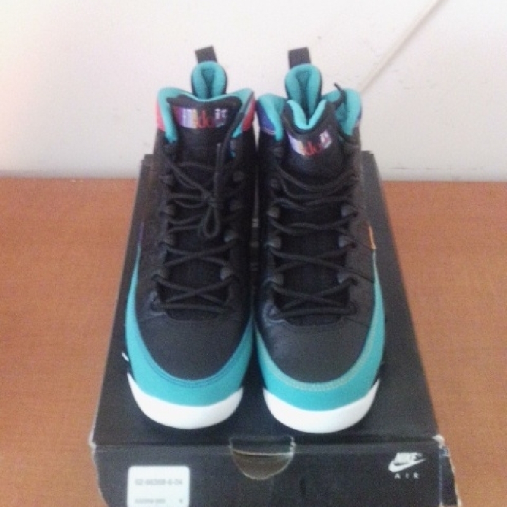 Kids Black and Blue Sneakers - Picture 4 of 7